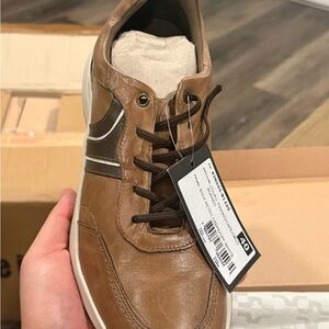 Men's Brown Leather Casual Shoes